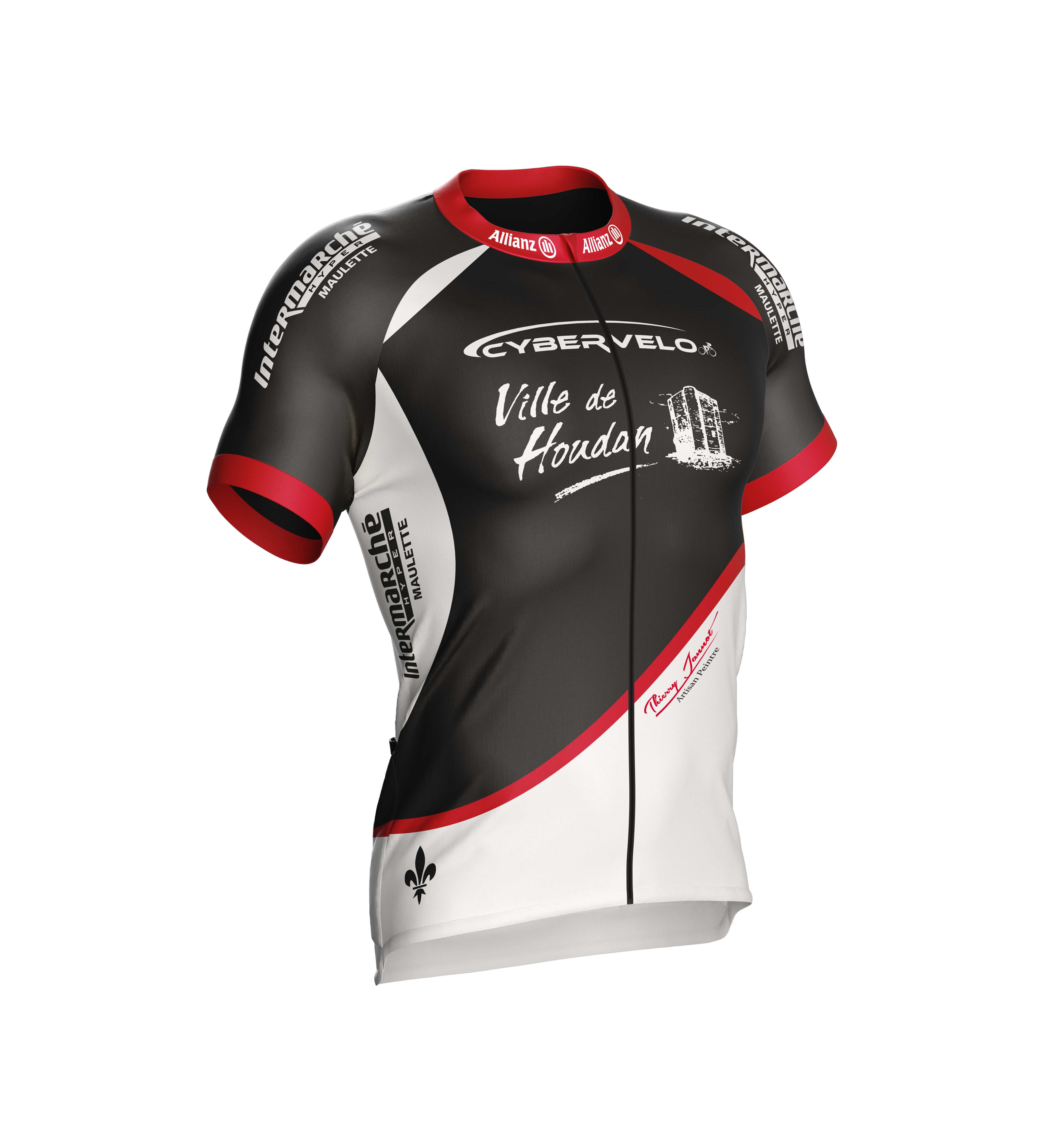 Maillot actuel de l'Entente Cycliste Du houdanais