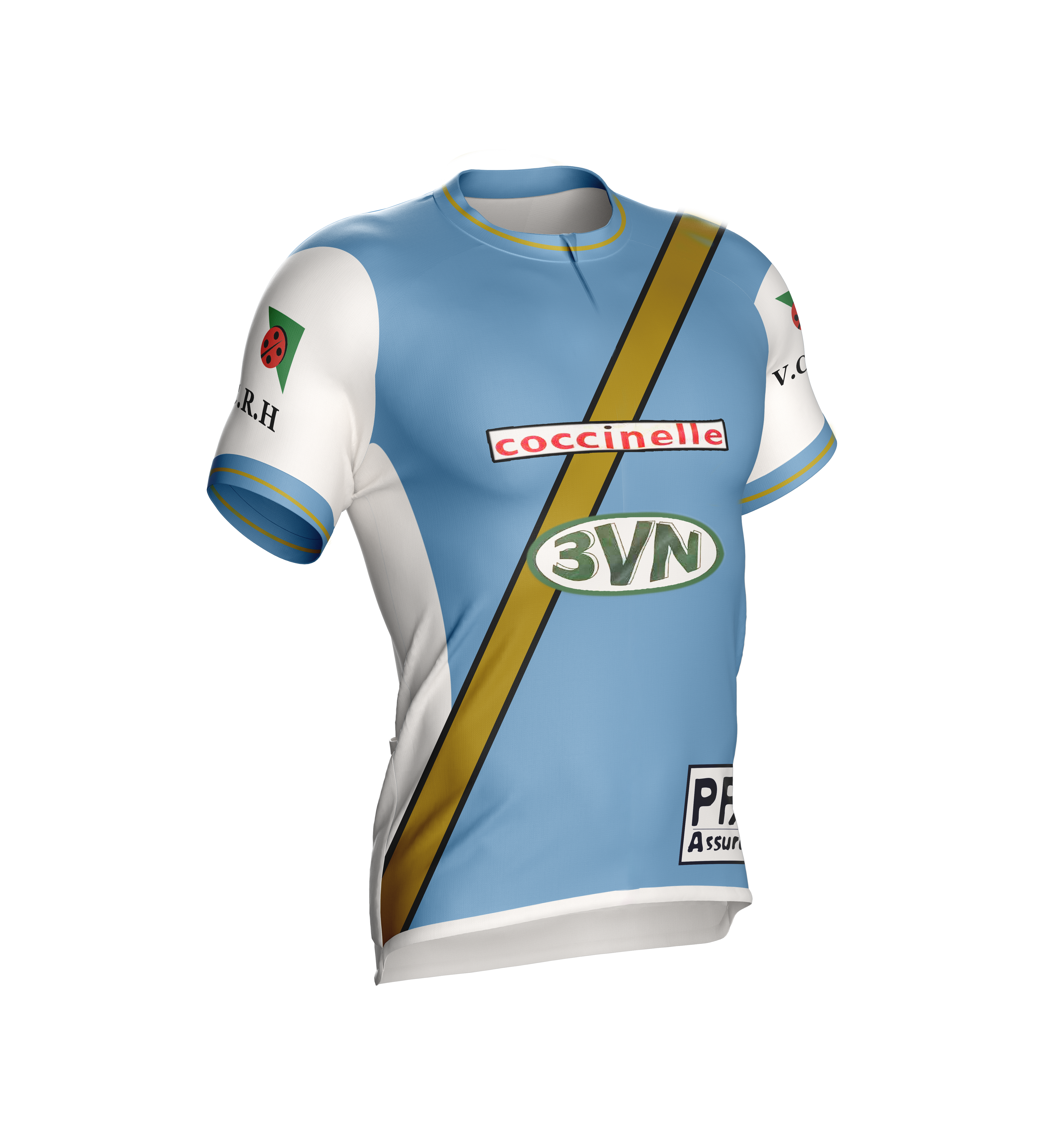 Maillot du Vélo Club Région Houdanaise fin 1984